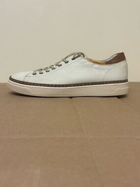 Men's Cream Exton Low-Top Casual Sneakers